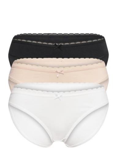 - Naomi-3Pp Brief Trusser, Tanga Briefs White Dorina