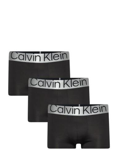 Low Rise Trunk 3Pk Boxershorts Black Calvin Klein