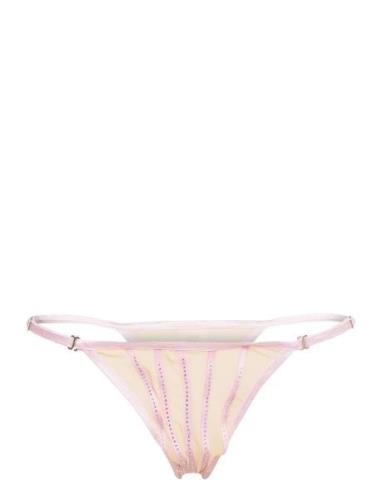 Crystal Thong G-streng Undertøj Pink OW Collection