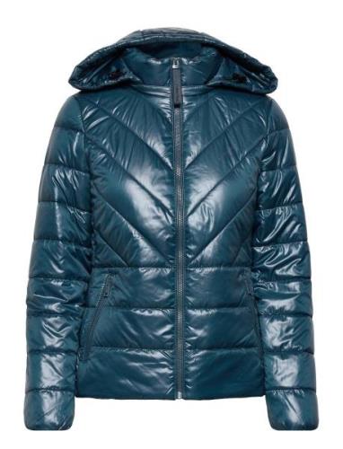 Essential Recycled Padded Jacket Foret Jakke Blue Calvin Klein