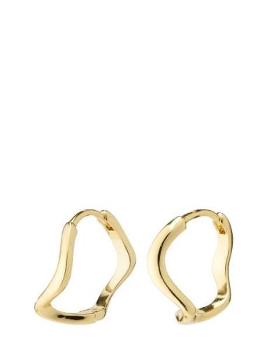 Alberte Organic Shape Hoop Earrings Accessories Jewellery Earrings Hoo...