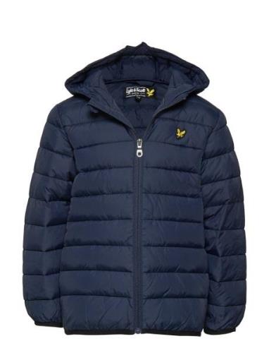 Lightweight Puffa Jacket Foret Jakke Blue Lyle & Scott Junior