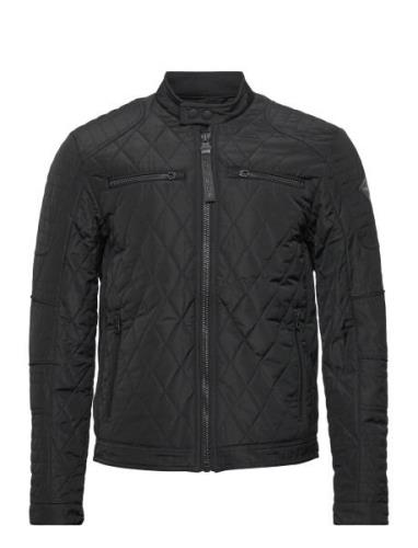 Jacket Quiltet Jakke Black Replay