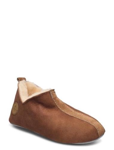 Lina Slippers Hjemmesko Brown Shepherd