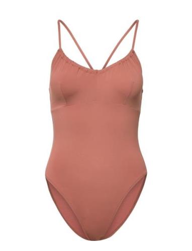 Swimsuit Noelia Badedragt Badetøj Pink Lindex