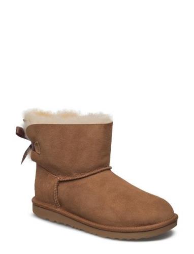 K Mini Bailey Bow Ii Boots Støvler Brown UGG