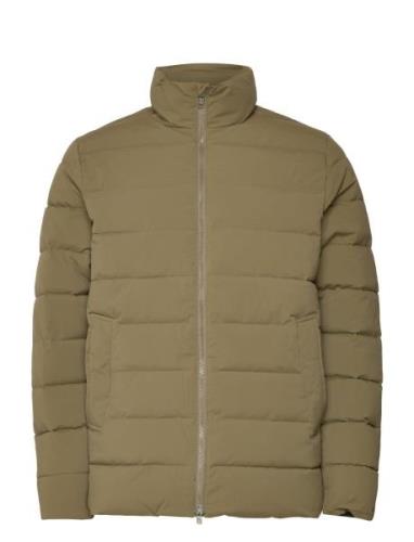 Mattis Puffer Jacket Foret Jakke Khaki Green Les Deux