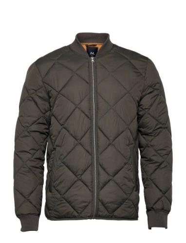 Quilted Jacket Quiltet Jakke Green Lindbergh