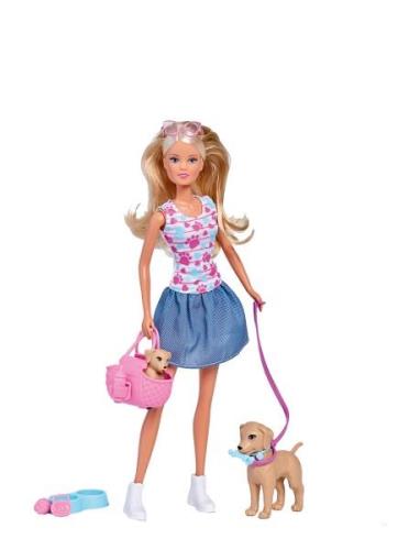 Steffi Love Puppy Walk Toys Dolls & Accessories Dolls Multi/patterned ...