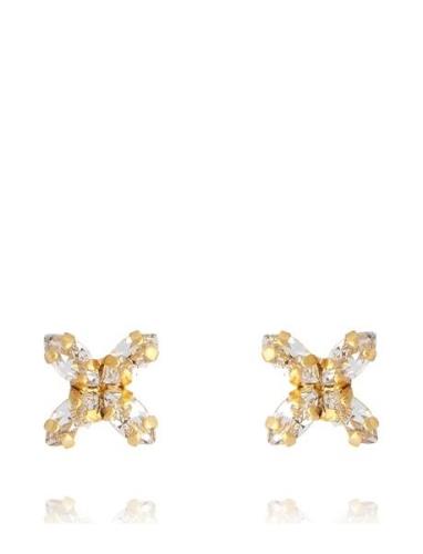Crystal Mini Star Earrings Gold Accessories Jewellery Earrings Studs G...