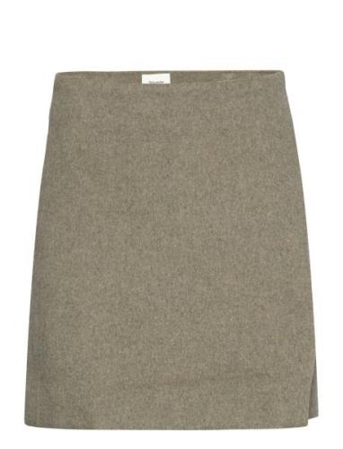 Erina Wool Skirt Kort Nederdel Grey HOLZWEILER