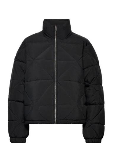 Elina Puffer Jacket Foret Jakke Black Gina Tricot