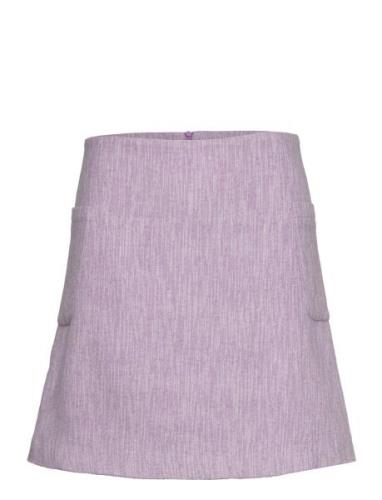 Bonnie Skirt Kort Nederdel Purple MAUD