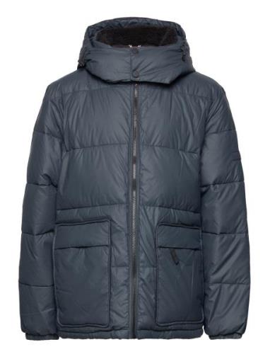 Mens Intrepid Mid Puffer Foret Jakke Navy Hunter