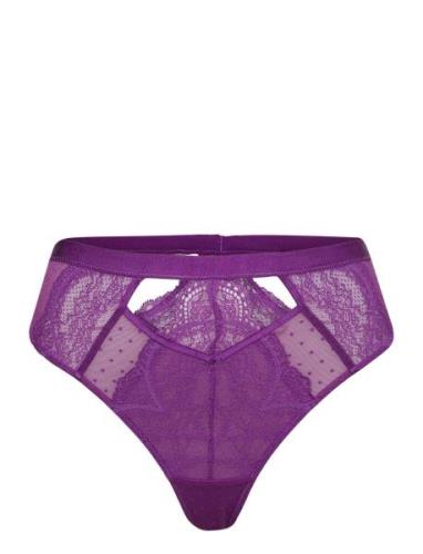 Maisie Hw Hl String G-streng Undertøj Purple Hunkemöller