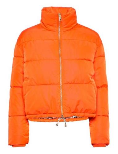 Short Puffer Jacket Foret Jakke Orange Coster Copenhagen