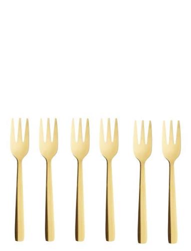 Raw Bestik Gold Color Coating - Cakefork 6 Pcs Home Tableware Cutlery ...