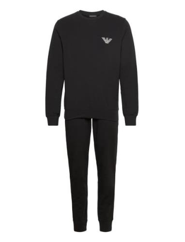 Loungewear Pyjamas Nattøj Black Emporio Armani