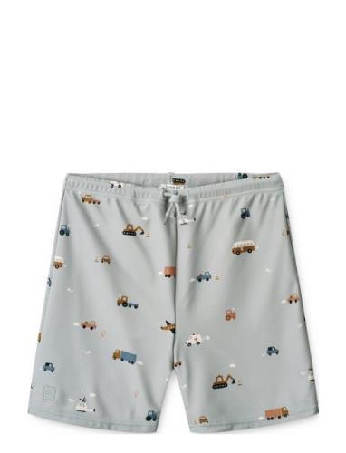 Otto Printed Swim Pants Badeshorts Blue Liewood