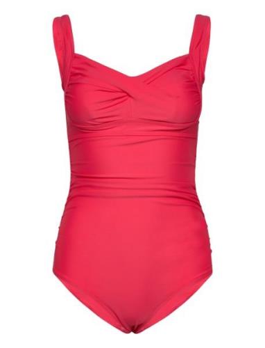 Capri Twisted Delight Swimsuit Badedragt Badetøj Red Abecita