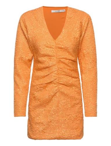 Maisiegz Dress Kort Kjole Orange Gestuz