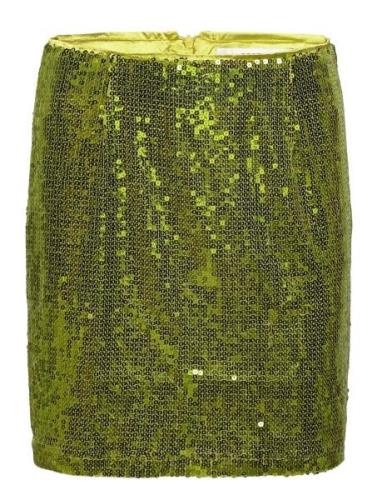 Tullagz Mw Mini Skirt Kort Nederdel Green Gestuz