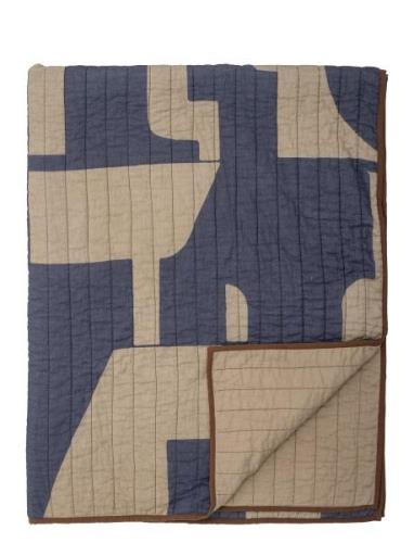 Roosi Throw Home Textiles Cushions & Blankets Blankets & Throws Blue B...
