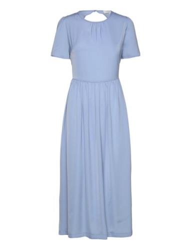 Recycled Polyester Dress Maxikjole Festkjole Blue Rosemunde