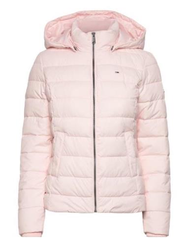 Tjw Basic Hooded Jacket Foret Jakke Pink Tommy Jeans