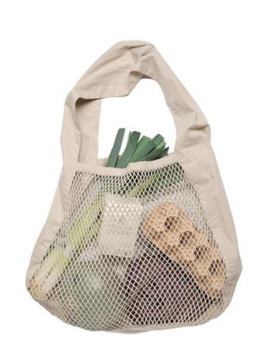 Net Shoulder Bag Shopper Taske Beige The Organic Company