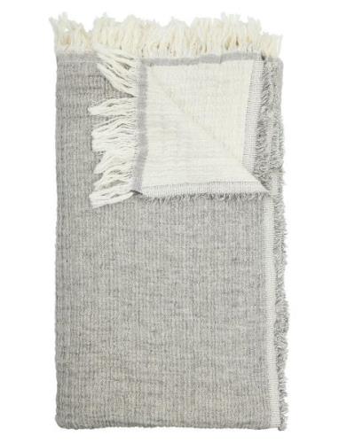 Throw - Samos Home Textiles Cushions & Blankets Blankets & Throws Grå ...