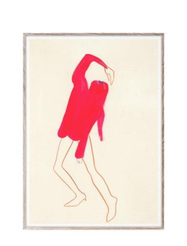 The Pink Pose - 50X70 Cm Home Decoration Posters & Frames Posters Illu...