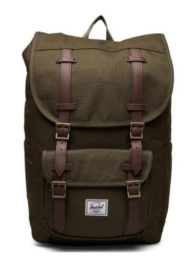 Herschel Little America™ Mid Backpack Rygsæk Taske Khaki Green Hersche...