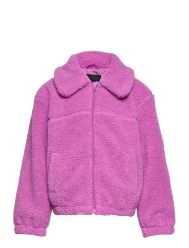 Nkfmakoa Teddy Jacket Pb Jakke Frakke Pink Name It