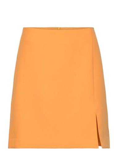 Fqkitte-Skirt Kort Nederdel Orange FREE/QUENT
