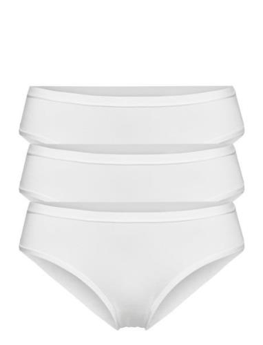 Brief 3 Pack Carin Bikini Reg Trusser, Tanga Briefs White Lindex