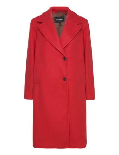 Bycilia Coat 3 - Outerwear Coats Winter Coats Red B.young