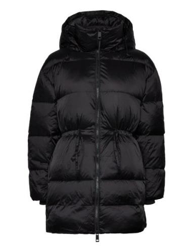 Waisted Down Padded Jacket Foret Jakke Black Calvin Klein