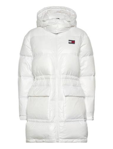 Tjw Midi Alaska Puffer Foret Jakke White Tommy Jeans