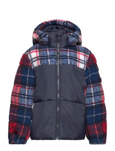 Sherpa Check Jacket Foret Jakke Multi/patterned Tommy Hilfiger