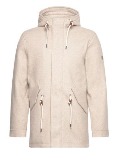 Inarlie Parka Jakke Cream INDICODE