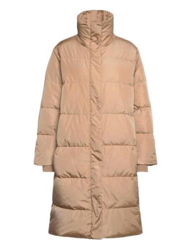 Downbblucky Coat Foret Jakke Beige Bruuns Bazaar