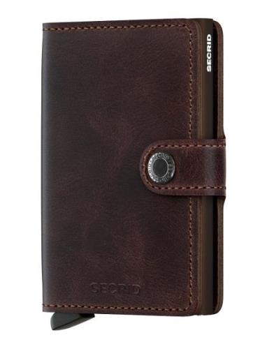 Mv-Cognac-Silver Accessories Wallets Cardholder Brown Secrid