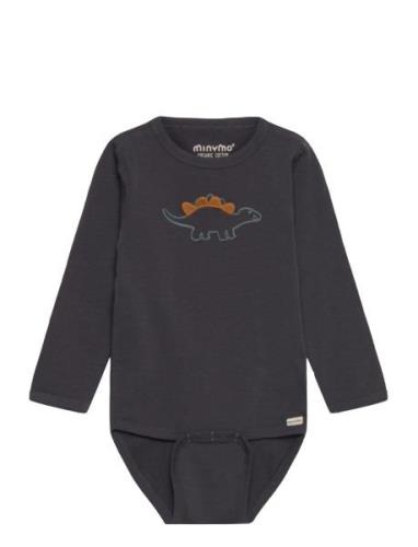 Body Ls Bodies Long-sleeved Navy Minymo