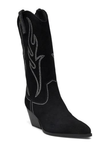 Walkover Boot Lange Støvler Black Steve Madden