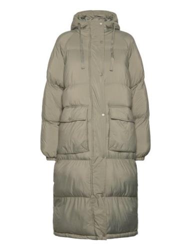 Nanna Puffer Coat Foret Jakke Green Noella