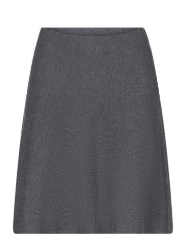 Triny Merino Skirt Kort Nederdel Grey Ella&il