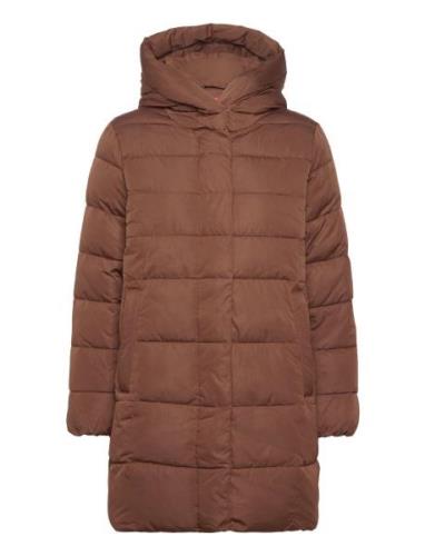 Women Coats Woven Regular Foret Jakke Brown Esprit Collection