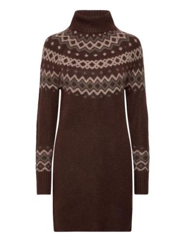 Fqmerla-Dress Kort Kjole Brown FREE/QUENT