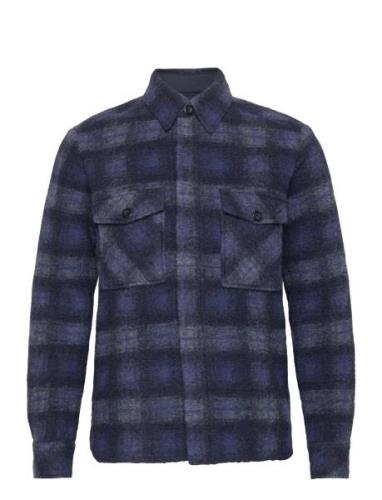 Mmgblake Populare Overshirt Uldjakke Jakke Navy Mos Mosh Gallery